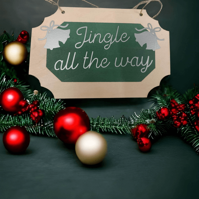 Personalised Christmas Wooden Signs