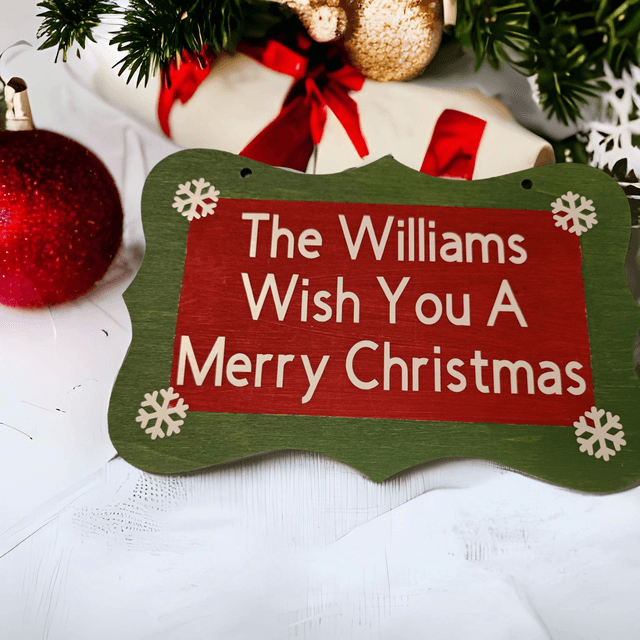 Christmas Family wooden signs