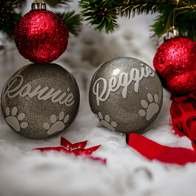Christmas Glitter Baubles