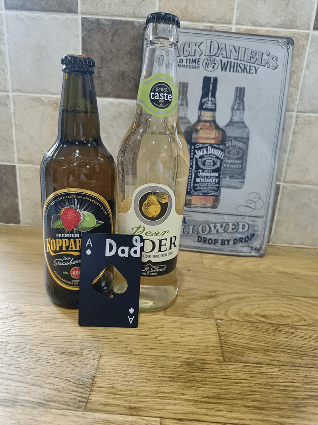 Ace of Spades Personalised Bottle Opener 