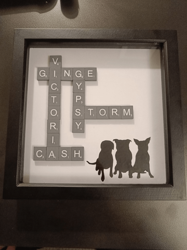 Personalised Scrabble Frames