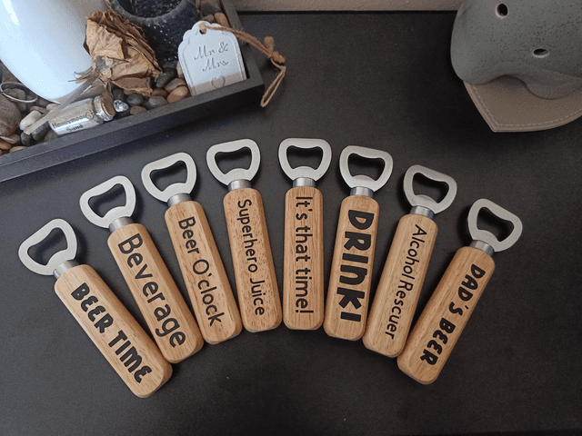 Wooden Personalised Bottle Openers 